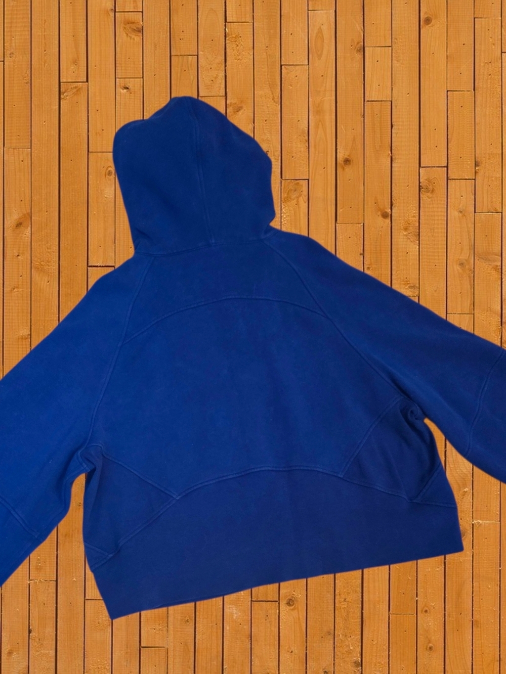 Lululemon Scuba Full Zip Hoodie Blue Oversized Thumbhole Heavyweight Sweatshirt - Picture 13 of 13